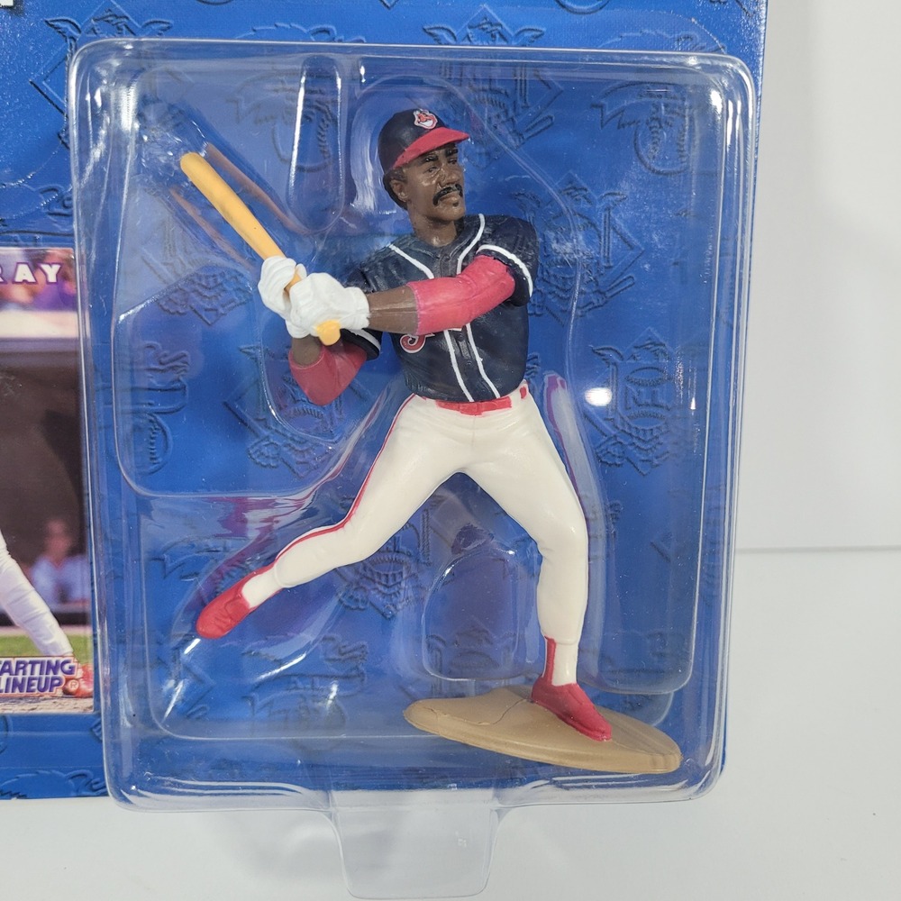 1996 Kenner Starting Lineup‎ Eddie Murray Cleveland Indians Figure with Card New